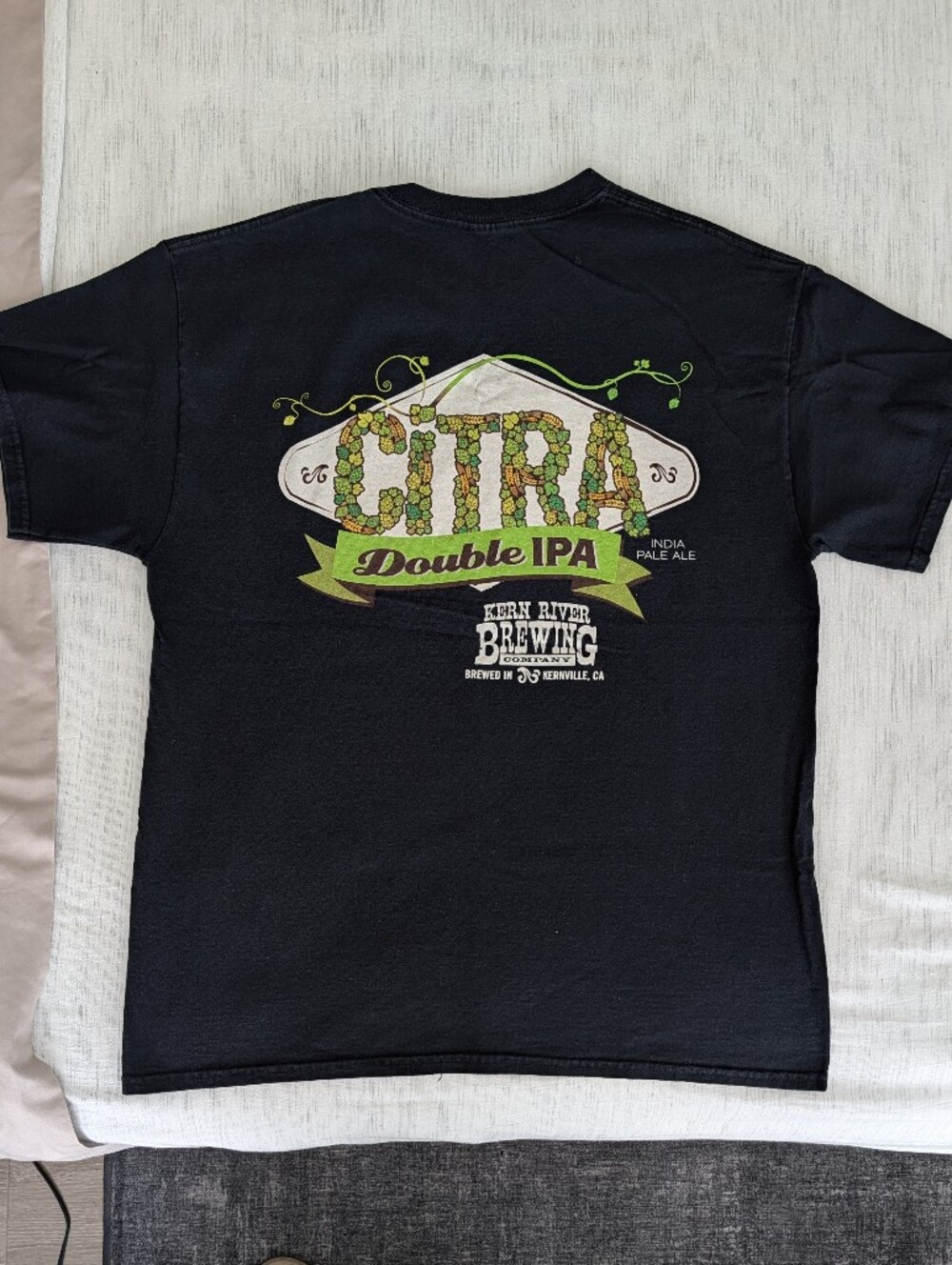 Gildan Kern River Brewing, Citra Double IPA Black Graphic Tee